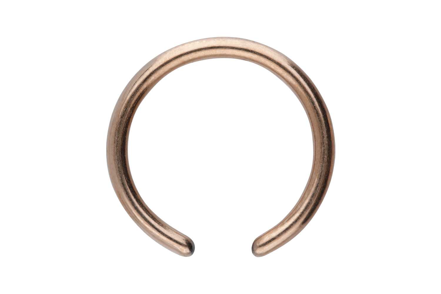 Titan Klemmkugelring Piercing ohne Kugel